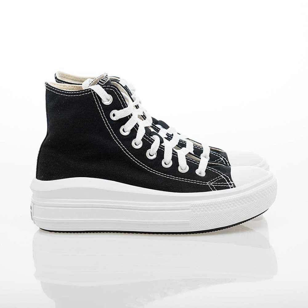 CONVERSE 匡威 女鞋 CHUCK TAYLOR ALL STAR MOVE 高筒鞋 休閒鞋 帆布鞋 厚底鞋 568497C