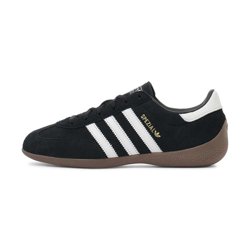 adidas 愛迪達 女鞋 HANDBALL SPEZIAL LO PRO W 黑色薄底鞋 運動鞋 休閒鞋 KJ3629