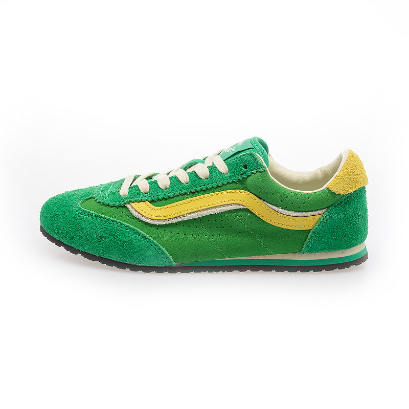 VANS 美線 男女鞋 Super Lowpro 綠麂皮 復古休閒鞋 V150300012