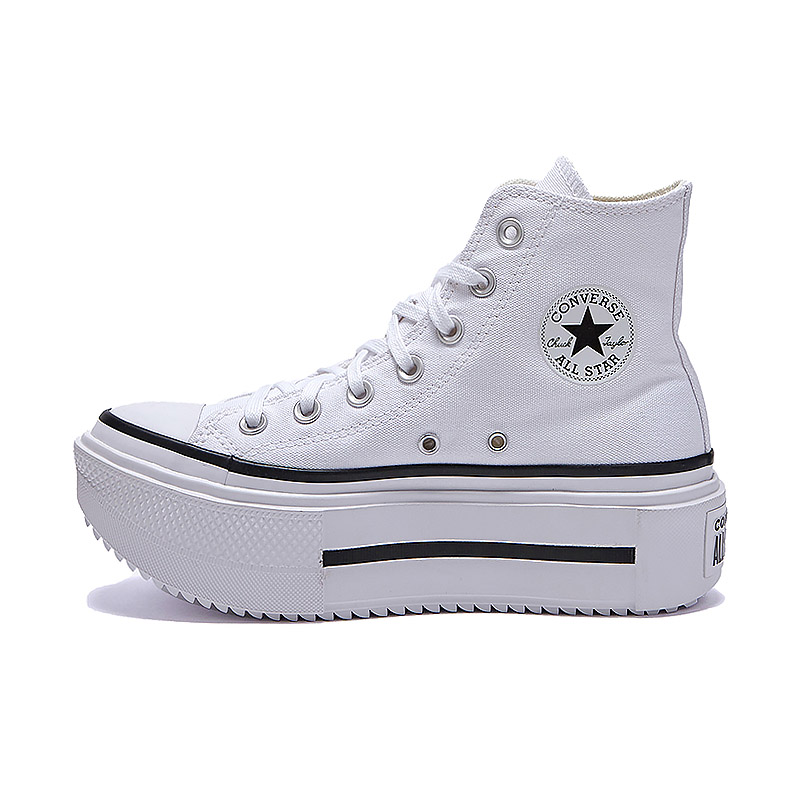 CONVERSE 匡威 女鞋 Chuck Taylor All Star Lift Double Stack 高筒 休閒鞋 帆布鞋 厚底鞋 A12976C