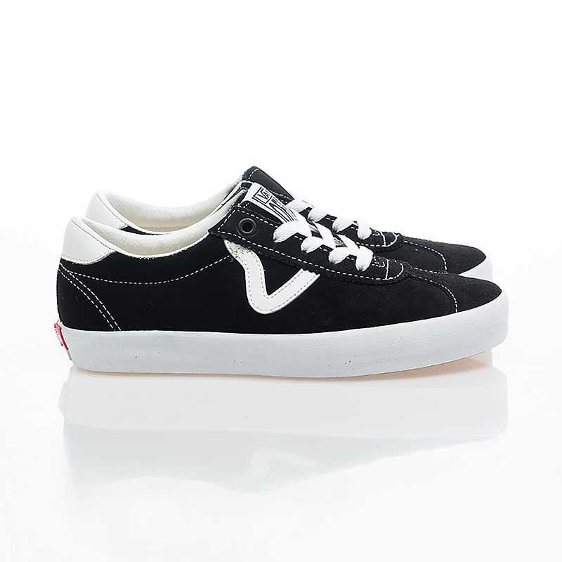 VANS 美線 男女鞋 Sport Low 百搭 麂皮 休閒鞋 滑板鞋 黑 V140104112