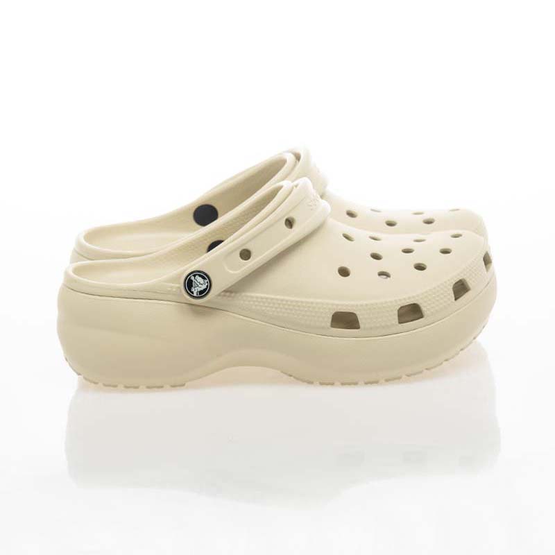 Crocs 卡駱馳 女鞋 Classic Platform Clog W 洞洞鞋 雲朵涼拖鞋 休閒涼鞋 厚底鞋 懶人鞋 206750-2Y2