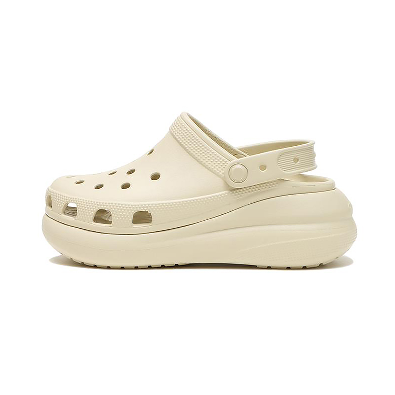 Crocs 卡駱馳 女鞋 Classic Crush Clog 洞洞鞋 泡芙涼拖鞋 休閒涼鞋 厚底鞋 懶人鞋 207521-2Y2