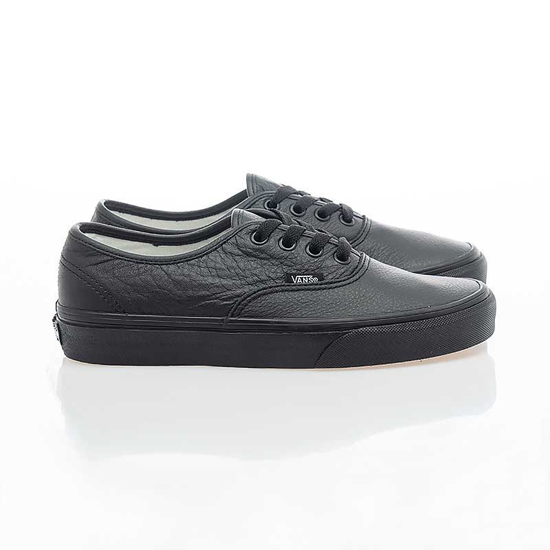 VANS 美線 男女鞋 UA Authentic 黑武士 皮革 休閒鞋 滑板鞋 V140114114