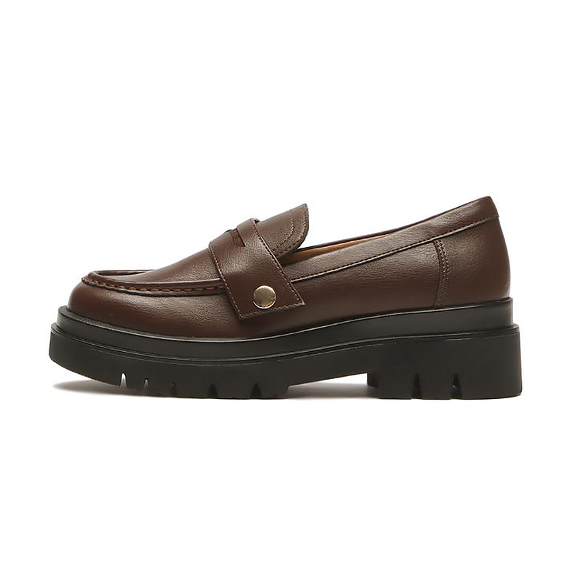 ABC SELECT 女鞋 VOLUME LOAFER 休閒鞋 樂福鞋 咖啡色 A450302020