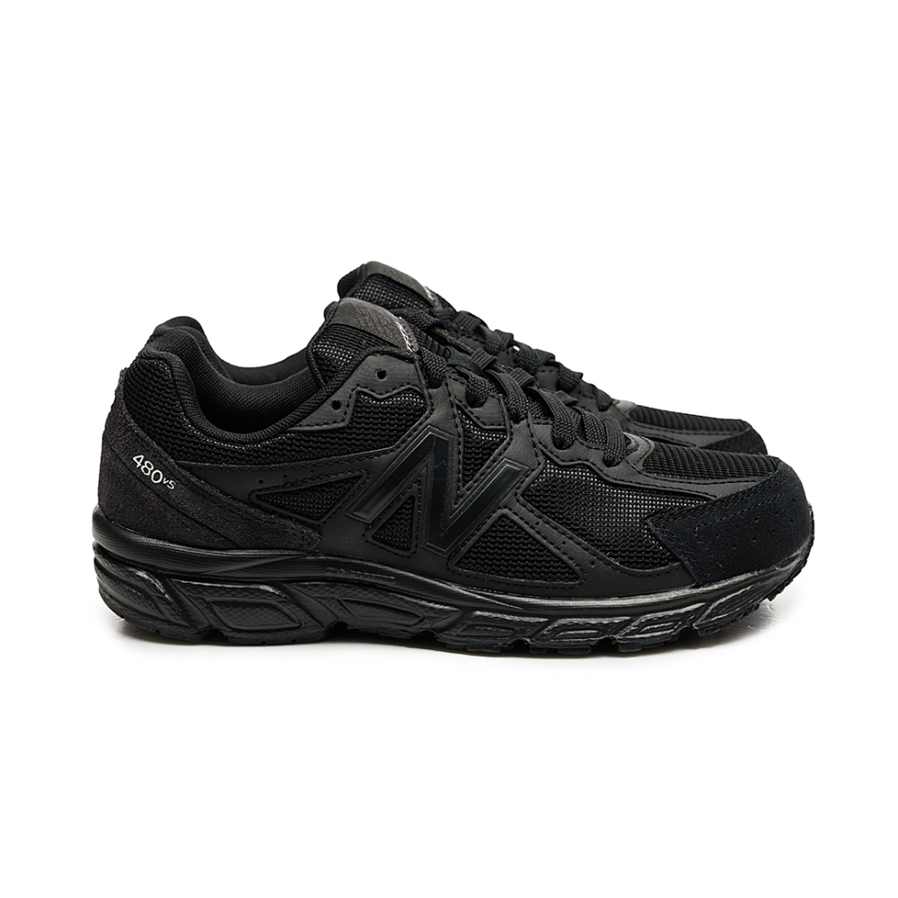 New Balance 紐巴倫 女鞋 480系列 復古 運動鞋 黑色 4E W480SK5