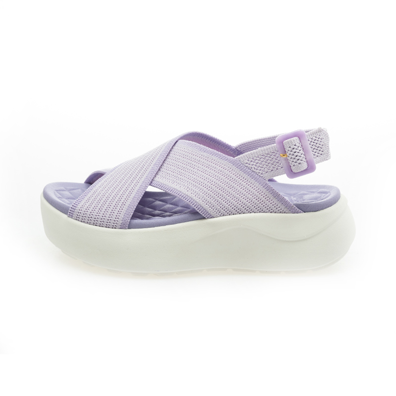 ABC SELECT 女鞋 CL CROSS KNIT SANDAL 5 涼拖鞋 厚底涼鞋 涼鞋 A460303014
