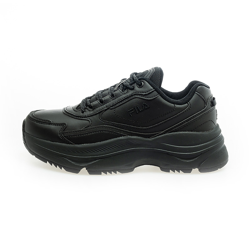 Fila 男女鞋 WAVY DAY 厚底鞋 休閒鞋 運動鞋 黑 FS261OD03X038-001
