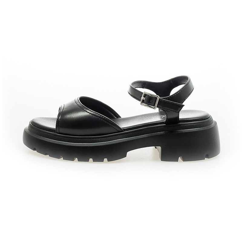 NUOVO 女鞋 LUNA CHUNKY VELCRO 5 厚底涼鞋 涼拖鞋 黑 N360303007