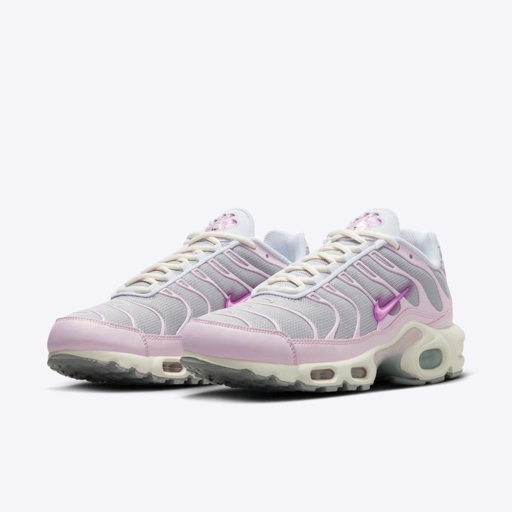 NIKE 耐吉 WMNS AIR MAX PLUS 女鞋 休閒鞋 灰粉色-HM3692061