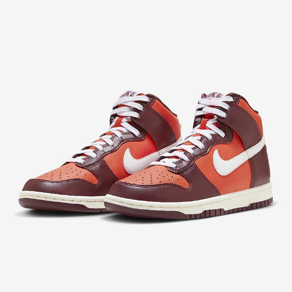 NIKE 耐吉 【NIKE】W NIKE DUNK HIGH 女鞋 休閒鞋 紅橘-FJ2263600
