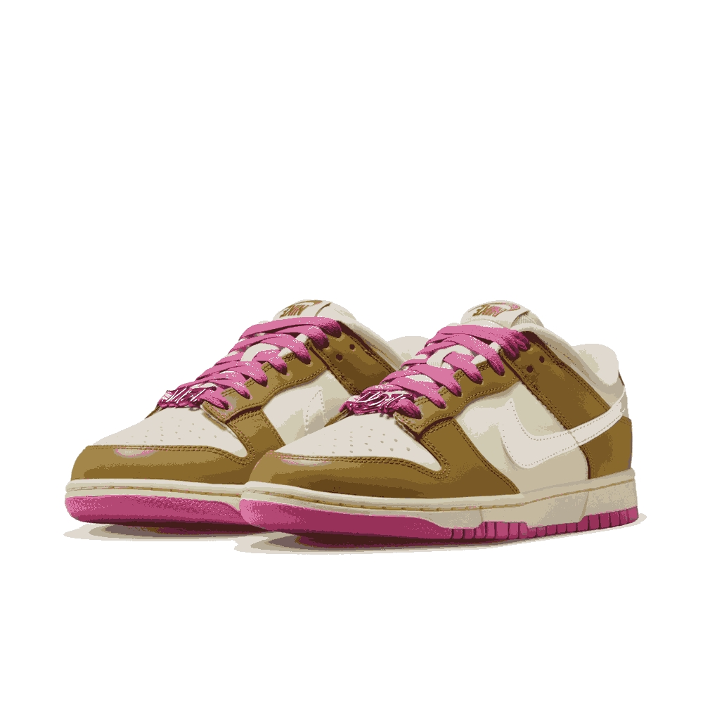 NIKE 耐吉 W DUNK LOW SE 女鞋 休閒鞋 卡其粉-FD8683700