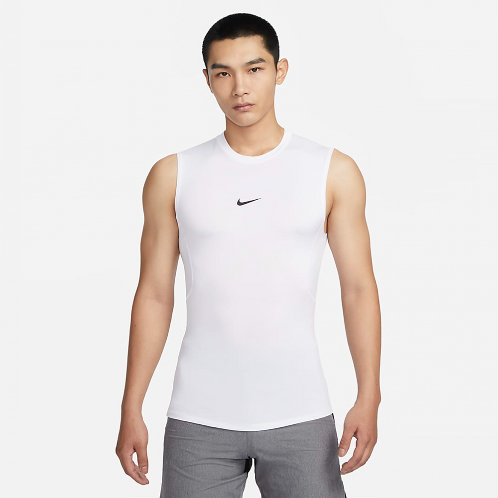 NIKE 耐吉 AS M NP DF TOP SL TIGHT 男 背心上衣 白-FB7915100