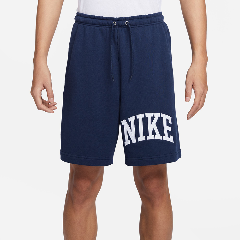 「 NIKE 」★正規品★M NK CLUB FT SHORT APLQ ARCH NIKE 耐吉AS M NK CLUB FT SHORT APLQ ARC 男短褲藍-FQ4093410