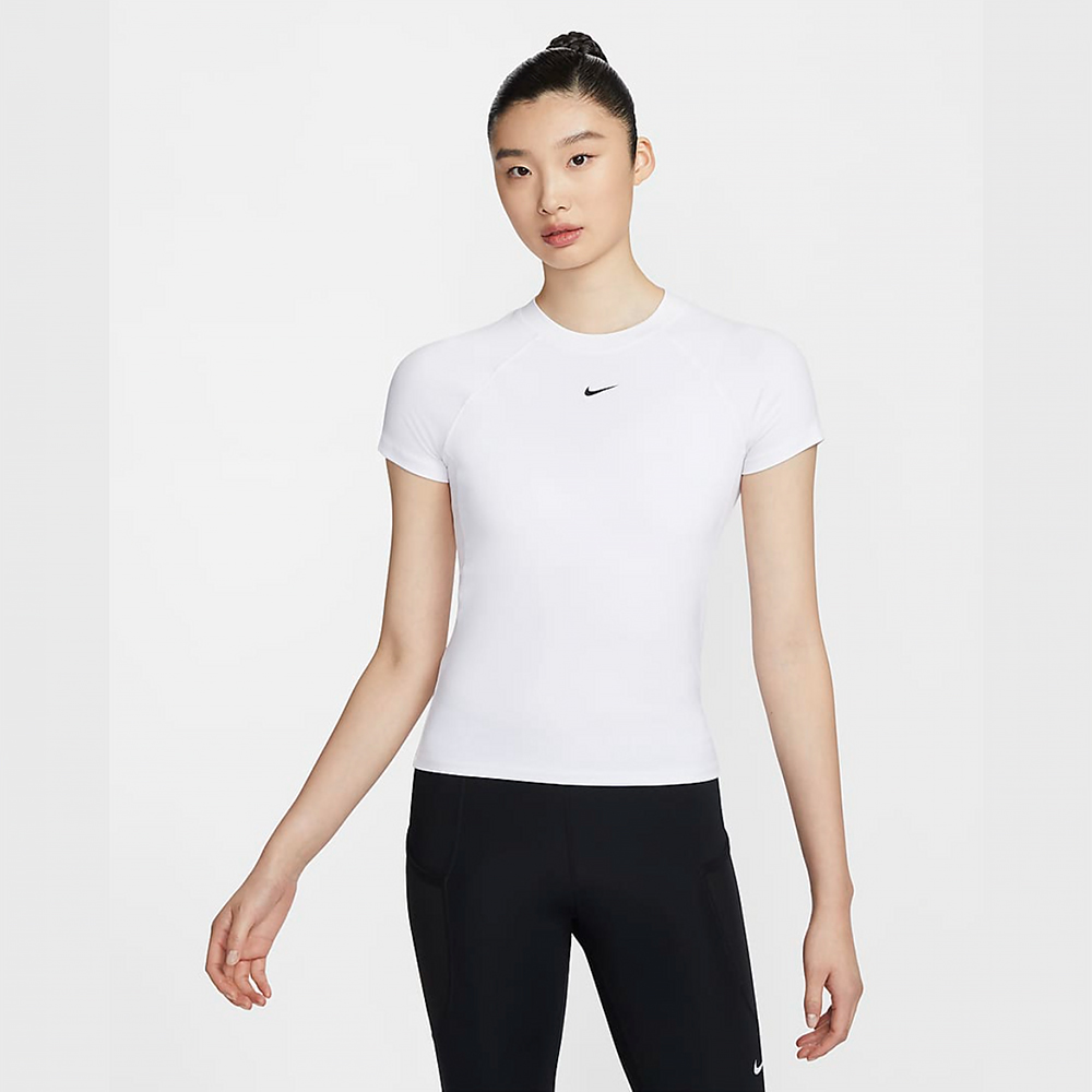 NIKE 耐吉 AS W NK PRO DF SS BASELAYER 女 短袖上衣 白色-FV7843100