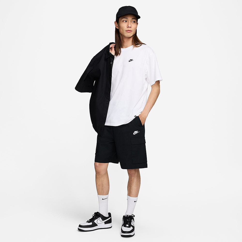 NIKE 耐吉AS M NSW TEE CLUB MAX 男短袖上衣白色-FV0376100