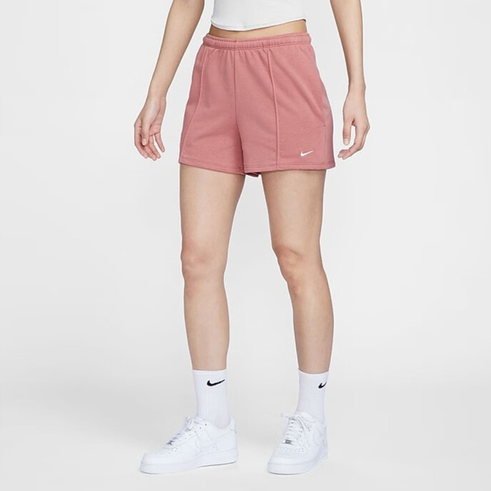 NIKE 耐吉 【NIKE】AS W NSW NK CHLL FT MR 4IN SHO 女 短褲 粉色-HF6941634