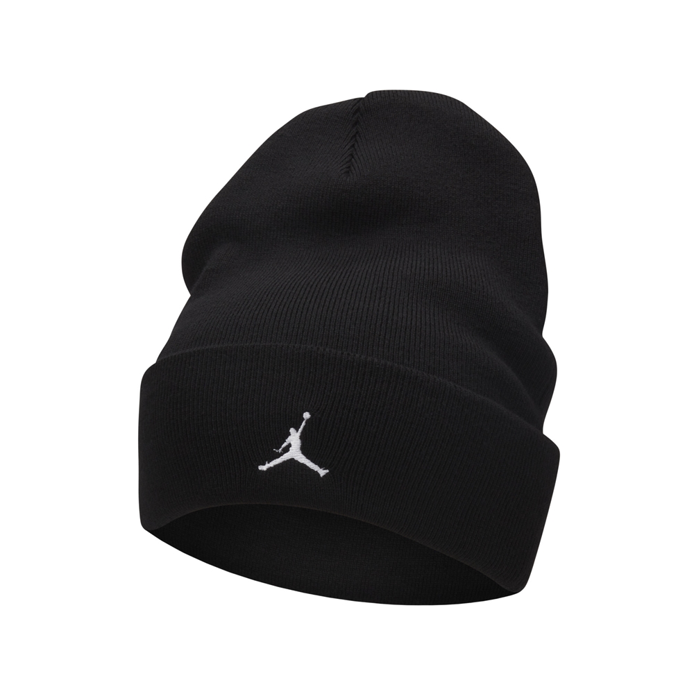 NIKE 耐吉 U J PEAK BEANIE ESS 男帽 女帽 保暖帽 黑色-FN4672010