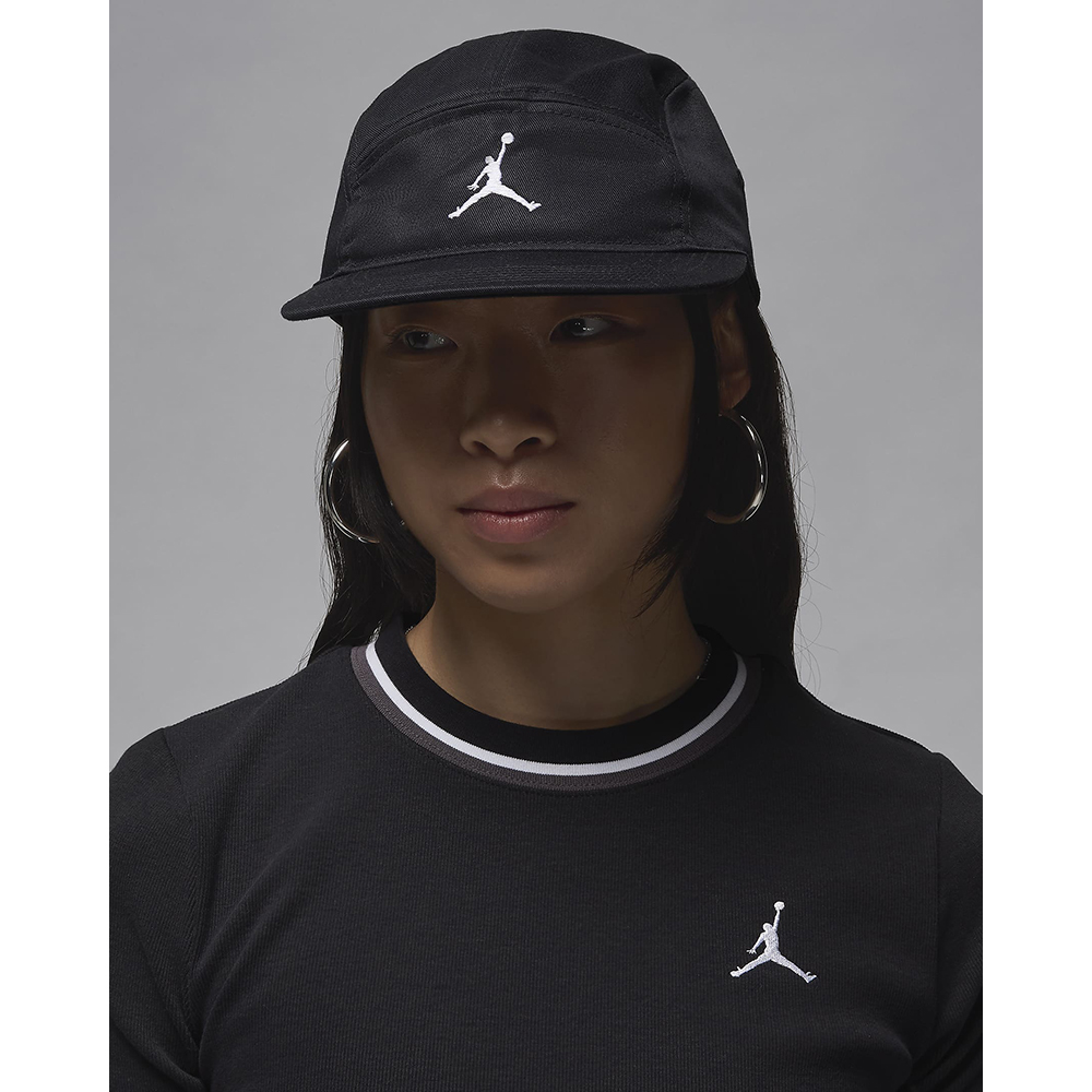 NIKE 耐吉 U J FLY CAP US FB JUMPMAN 男帽 女帽 休閒帽 黑色-FZ2050010