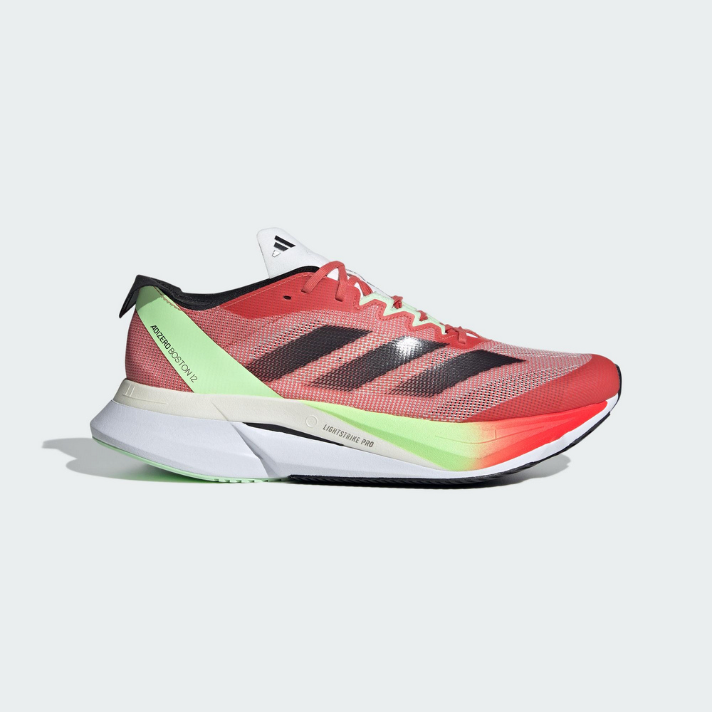 【ADIDAS】ADIZERO BOSTON 12 M 跑步鞋 男鞋 紅色-IG3329