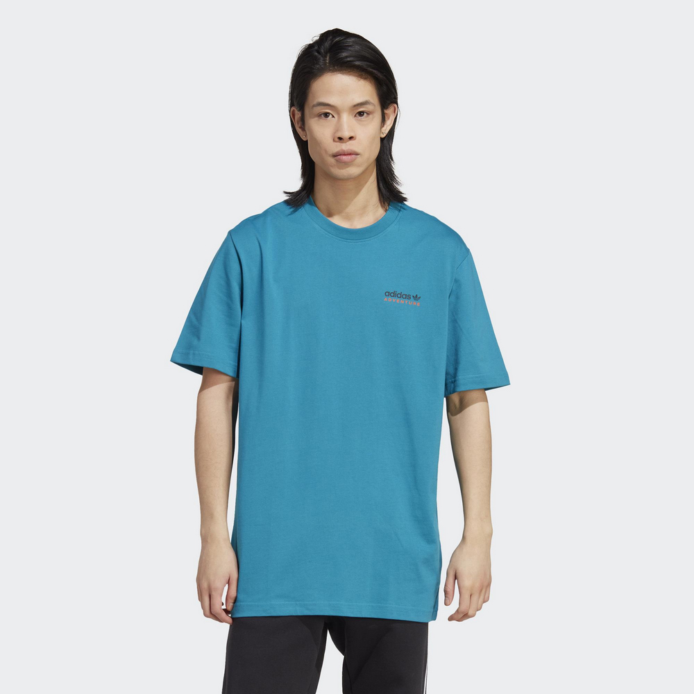 【ADIDAS】ADV MTN B TEE 短袖上衣 男 藍色-IC2362 - PChome 24h購物