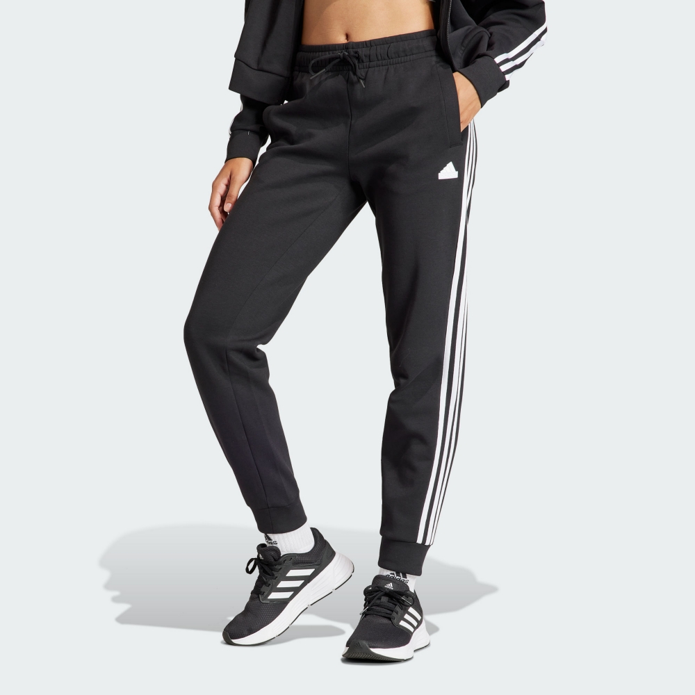 adidas 愛迪達 W FI 3S REG PT 長褲 女 黑色-IN9479