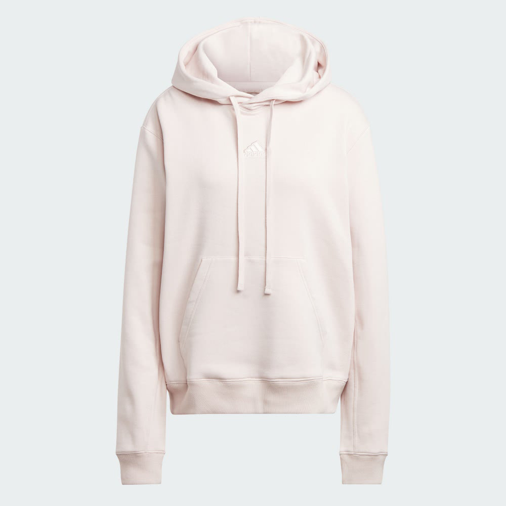adidas 愛迪達 【ADIDAS】M LNG HD FL 連帽上衣 帽T 男女 粉色-IS1587