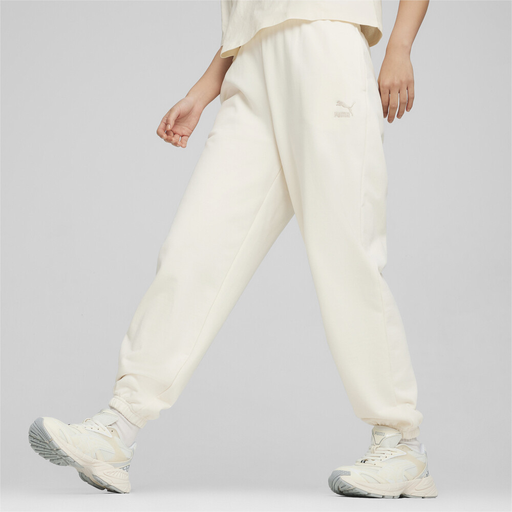 PUMA 彪馬 流行系列Better Classics長褲(F) 長褲 女 米白色 棉褲-62423399