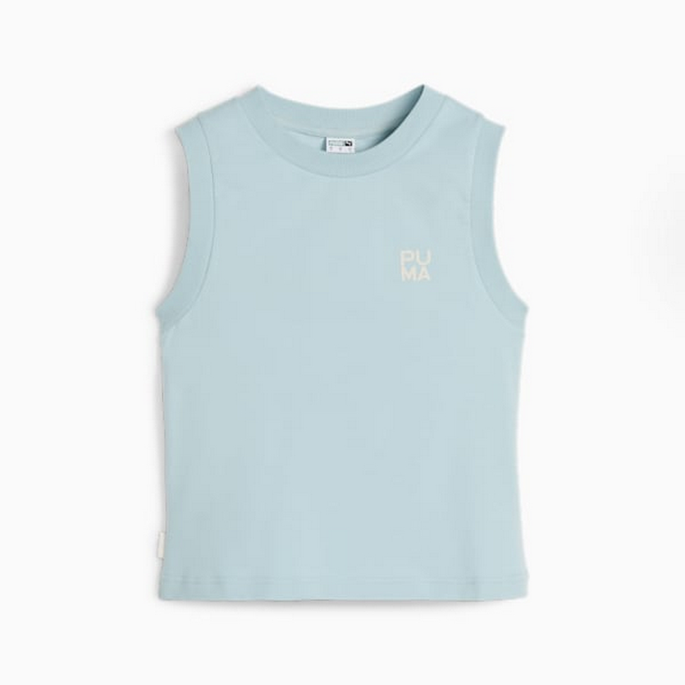 PUMA 彪馬 【PUMA】流行系列Infuse合身休閒背心(F) 背心上衣 女 藍色-62430822