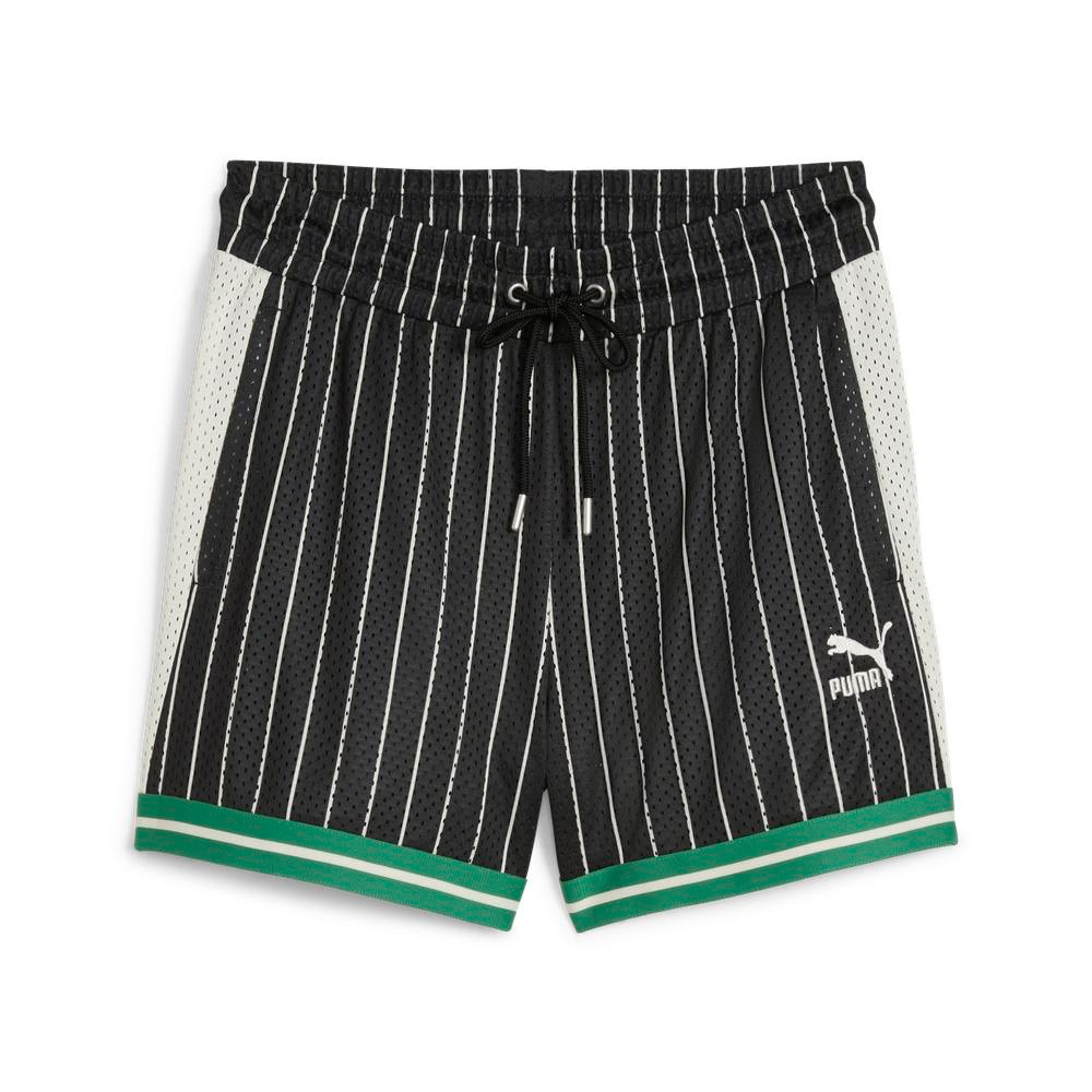 PUMA 彪馬 【PUMA】流行系列Fanbase T7短褲(F) 短褲 女 黑色-62434501