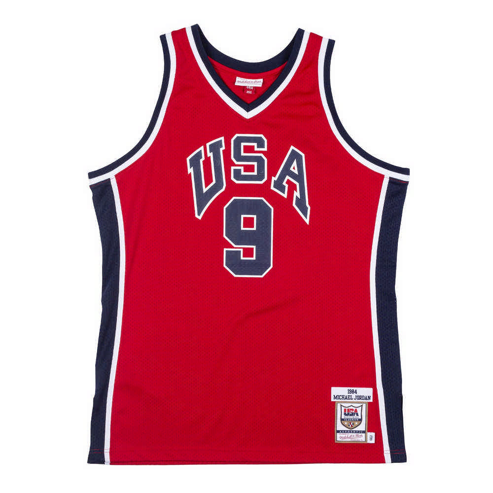 【Mitchell &amp; Ness】 Authentic球員版復古球衣 84' TEAM USA #9 Michael Jordan
