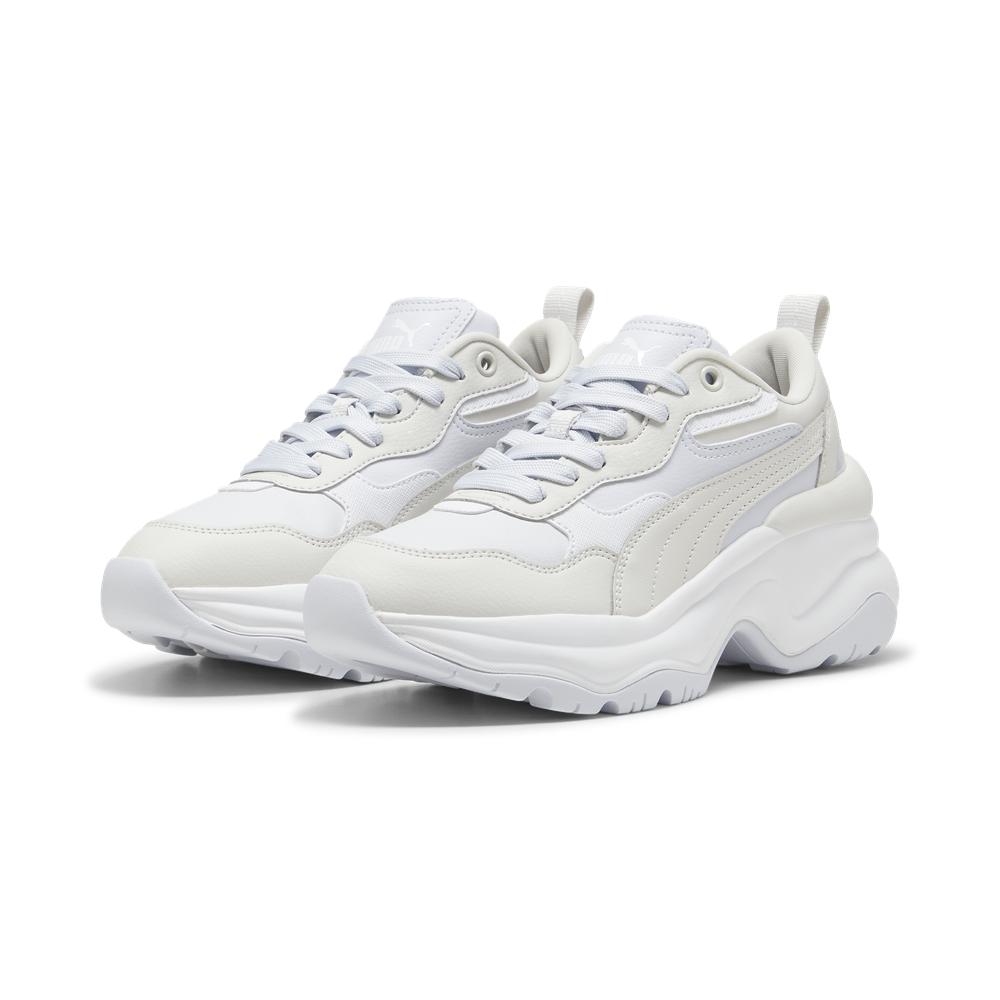 国内配送 PUMA CILIA WEDGE WHITE /NAVY Puma Cilia Wedge - Kunstler Sports LTD