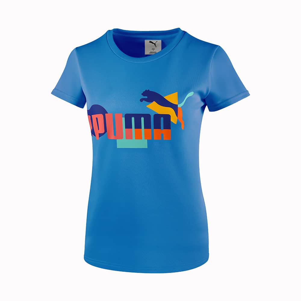 PUMA 彪馬 【PUMA官方旗艦】BT系列No.1 Logo圖形短袖T恤 女性 69272427
