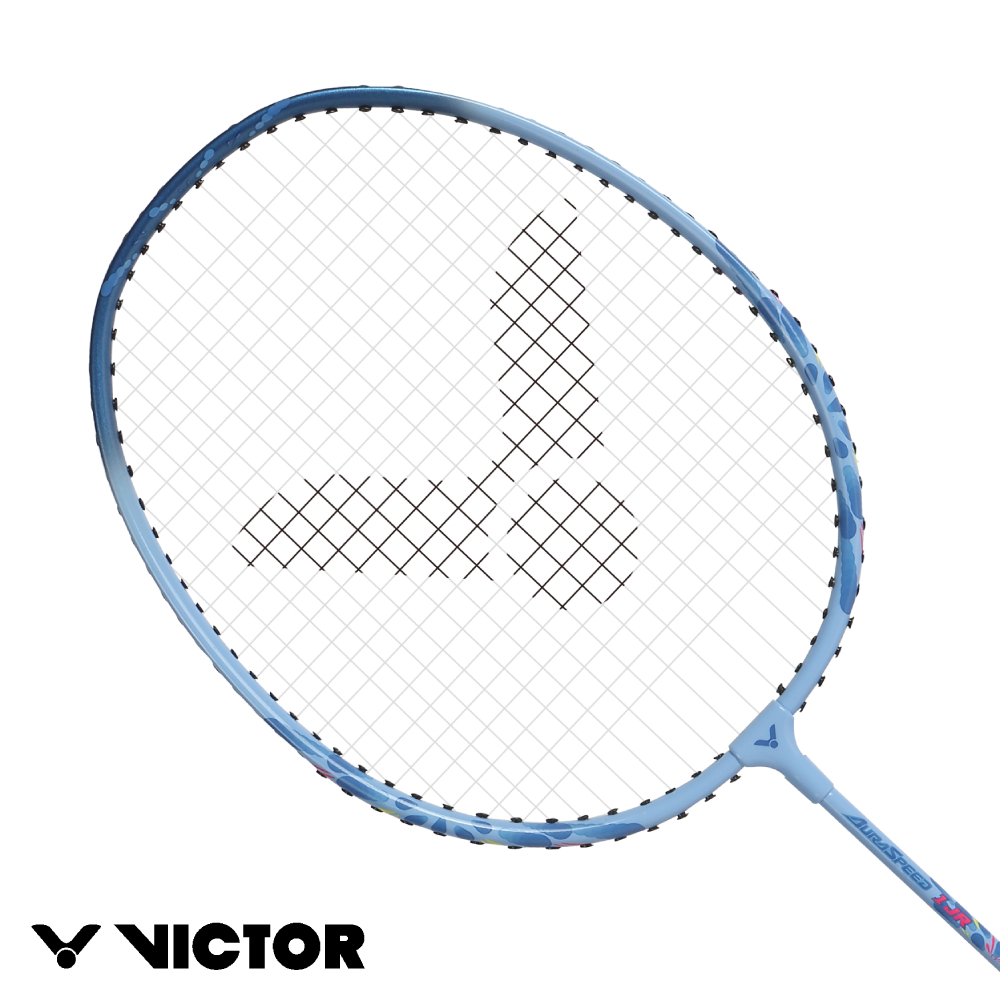 VICTOR 勝利體育 兒童拍 神速 穿線拍(ARS-1JR M/冰川藍)