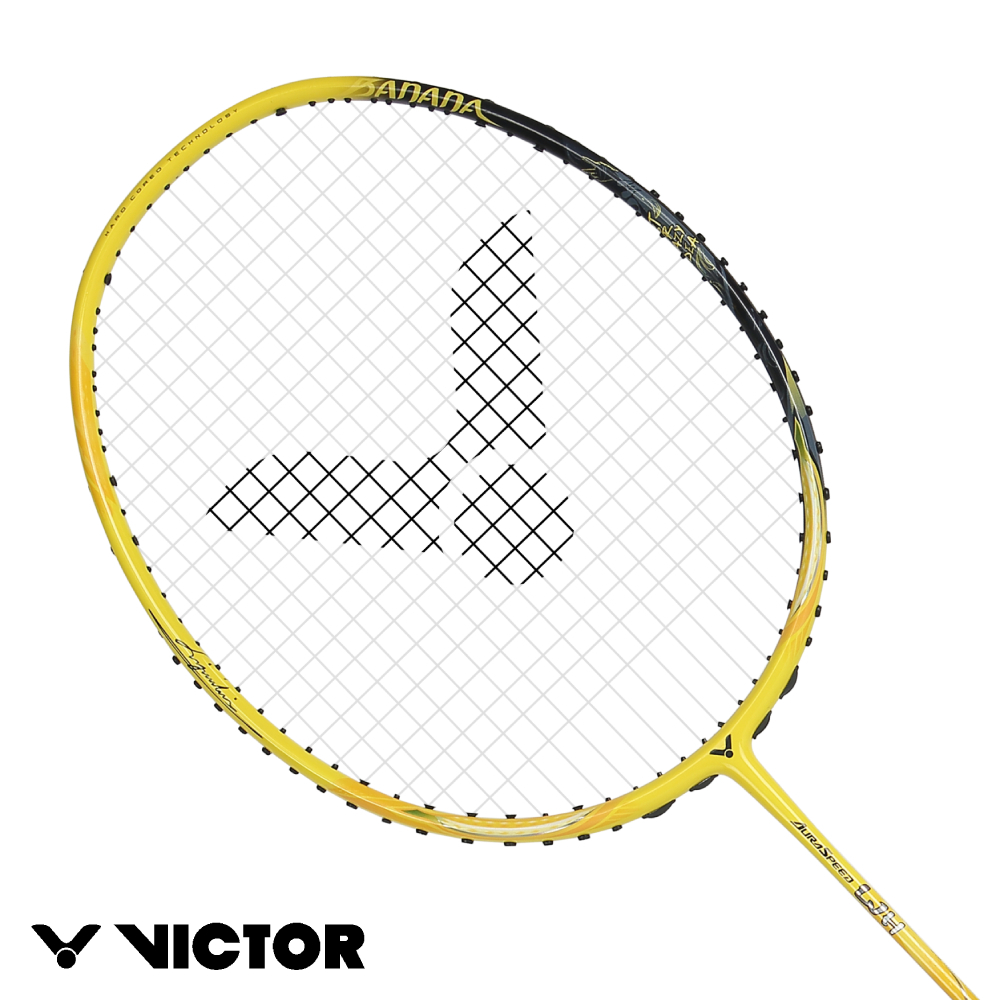 VICTOR 勝利體育 神速 羽球拍(ARS-LJH E/香蕉黄)