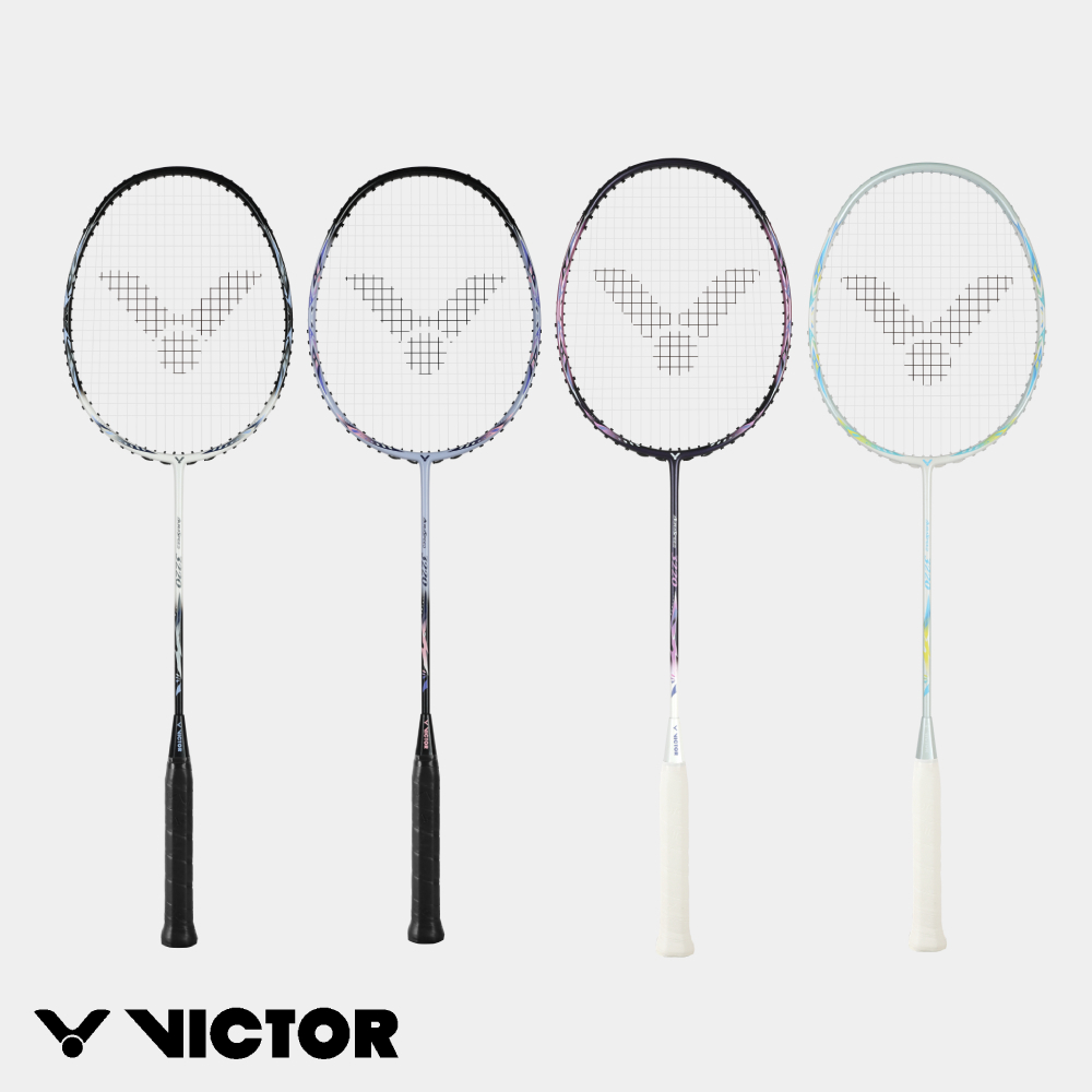 VICTOR 勝利體育 穿線拍 ARS-3220 A/珠光白 CM/午夜黑 J/浪漫香檳紫 M/雲朵藍
