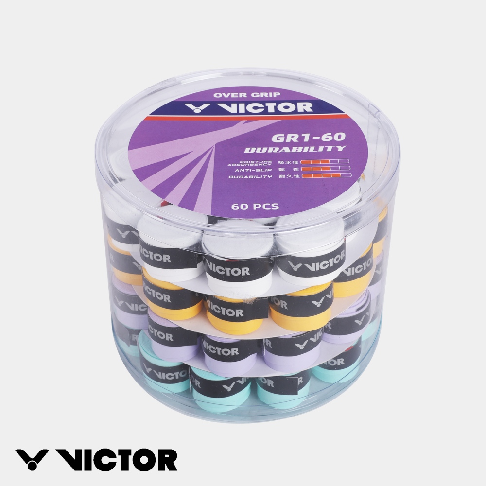 VICTOR 勝利體育 桶裝握把布 GR1-60MIX_1 60粒/混色