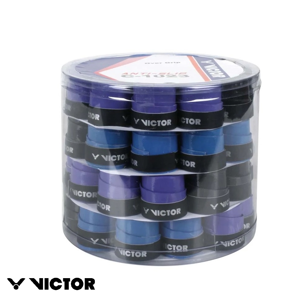 VICTOR 勝利體育 C-1023A 握把布-薄-台灣製 羽毛球拍 羽球拍 勝利 靛紫(C-1023A)