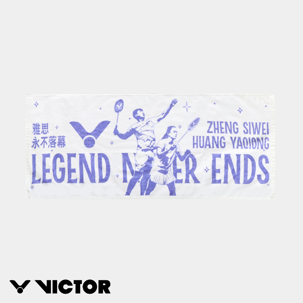 VICTOR 勝利體育 |鄭思維專屬系列2.0運動毛巾 TW1120YASI A/白色