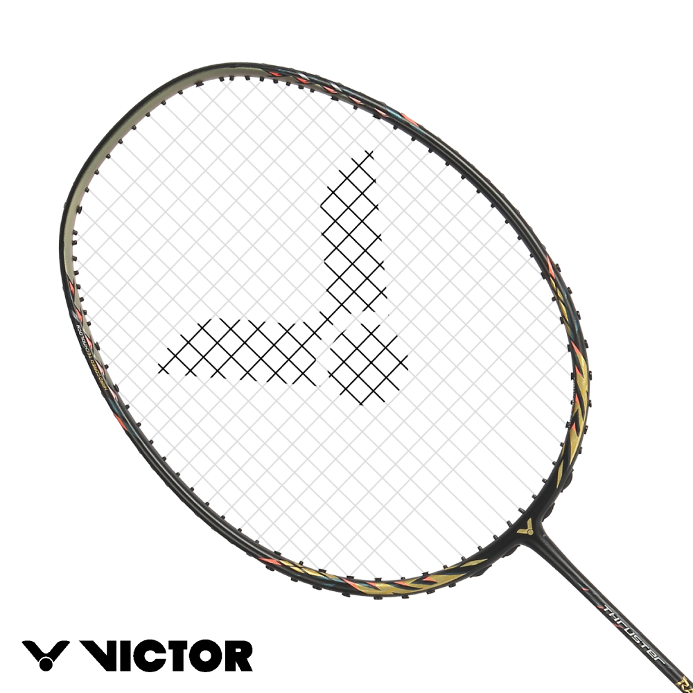 VICTOR 勝利體育 突擊 羽球拍(TK-RAPTOR C 黑)