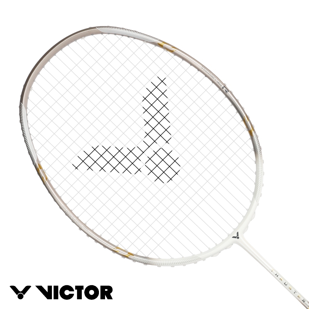 VICTOR 勝利體育 突擊 羽球拍(TK-R L 暖白)