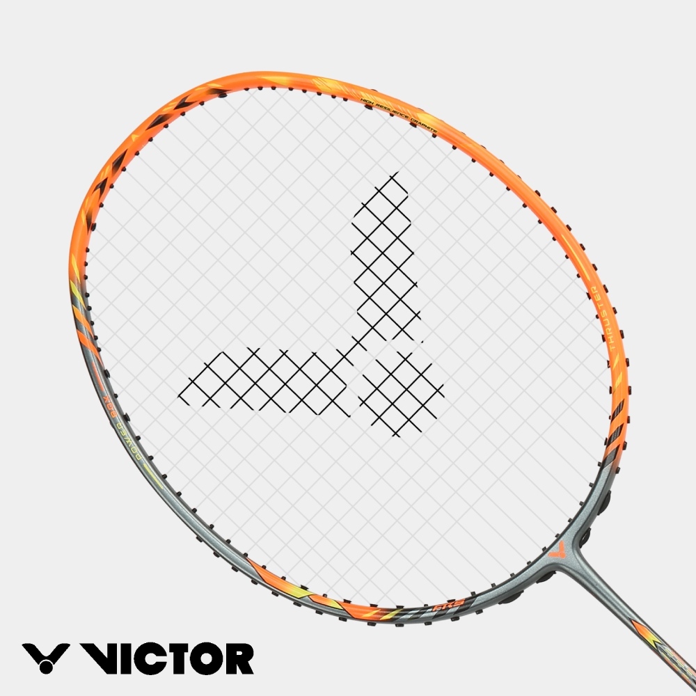 VICTOR 勝利體育 突擊 羽球拍 TK-ROCKET O/火焰橘