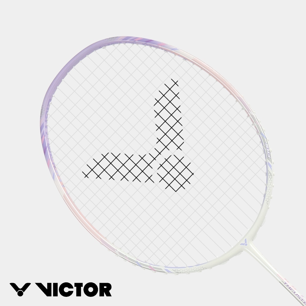VICTOR 勝利體育 突擊 羽球拍 TK-66 AJ/月光白