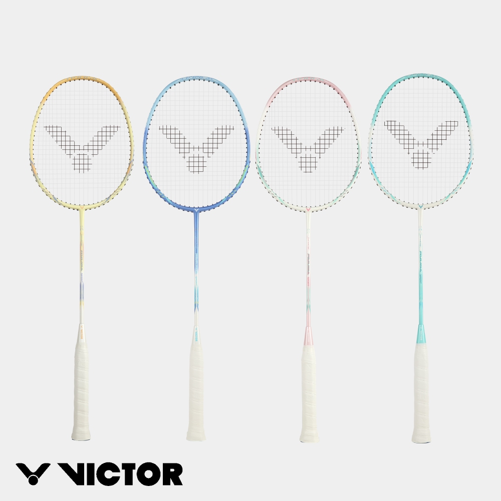 VICTOR 勝利體育 突擊 穿線拍 TK-RYUGA SPORT E/冰梨黃 F/亮藍 I/芭蕾粉 R/青藤綠