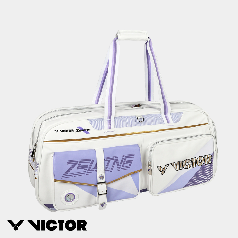 VICTOR 勝利體育 鄭思維專屬系列2.0矩形包 BR5680ZSW AT/白/淡紫丁香