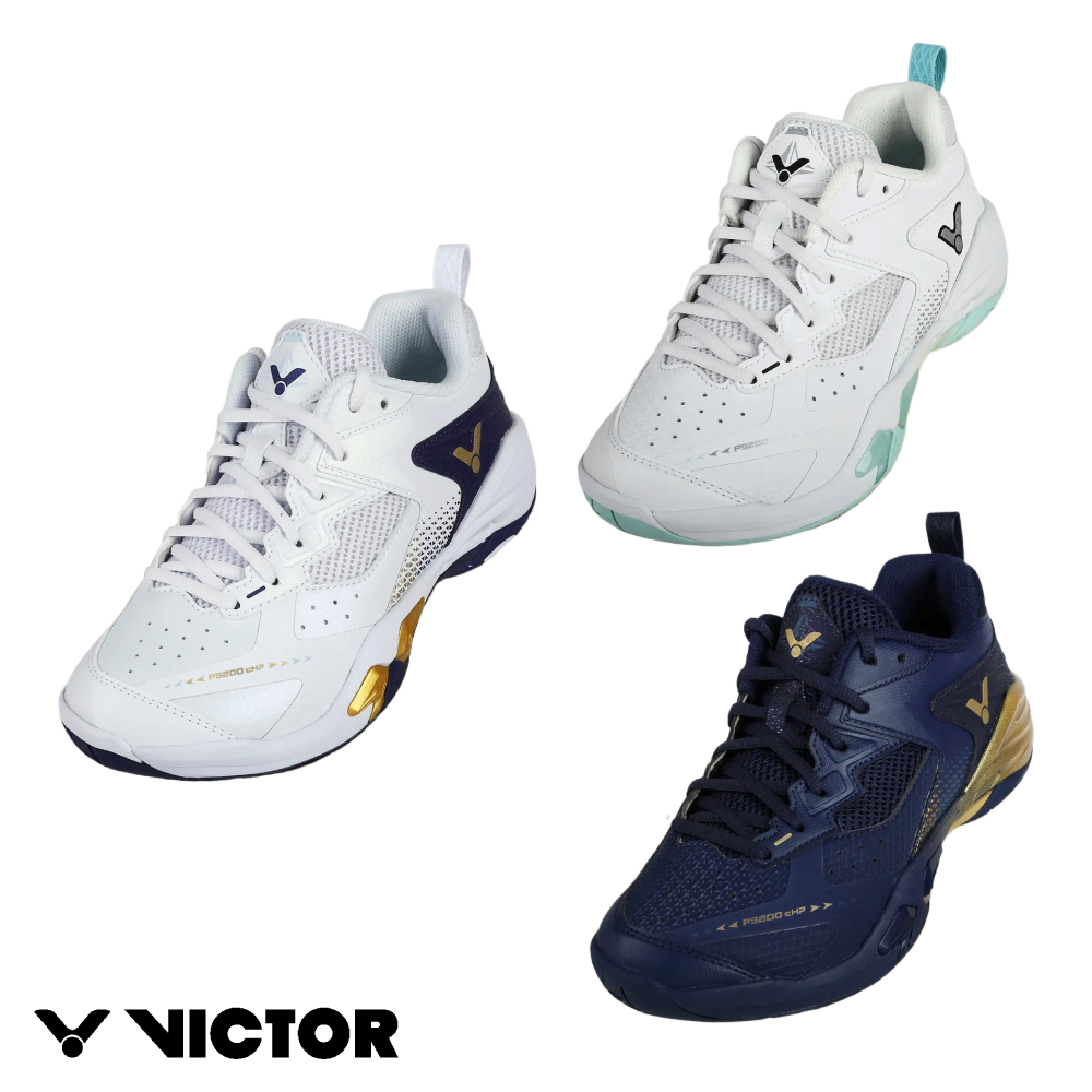 VICTOR 勝利體育 旗艦鞋款 羽球鞋 P9200cHP(AB/亮白/中世紀藍 AG/亮白/冷綠 B/中世紀藍)