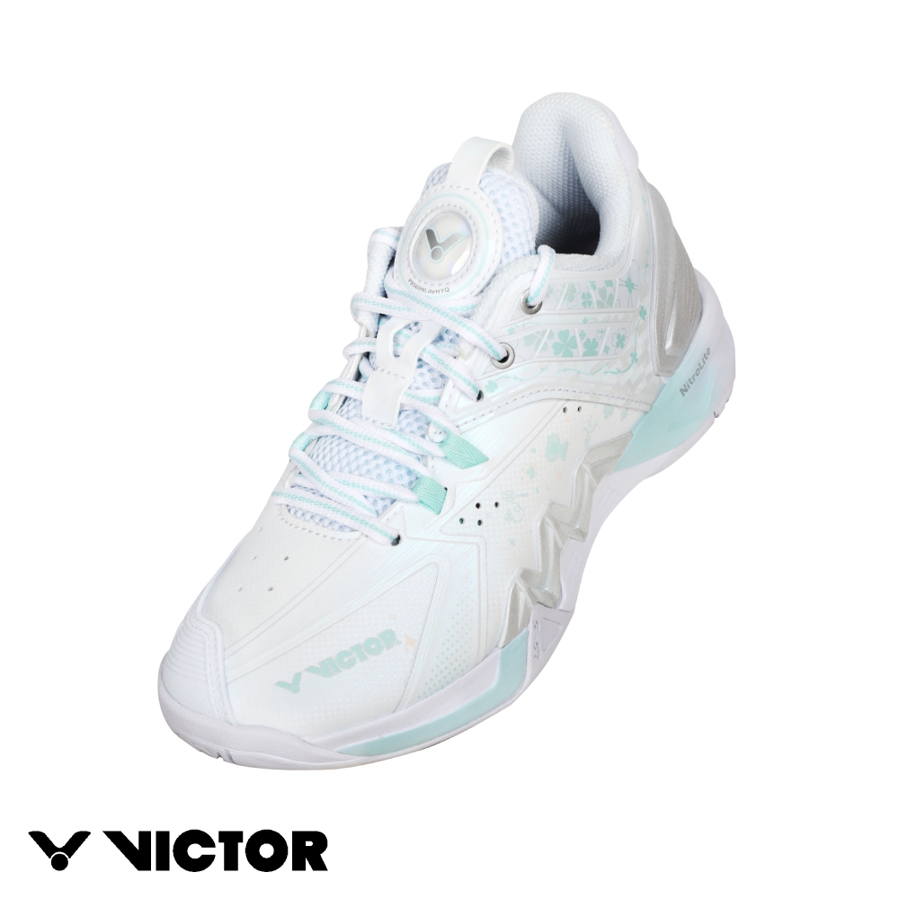VICTOR 勝利體育 x 黃雅瓊專屬系列羽球鞋 P8500NLiteHYQ AM/白/靜潮藍