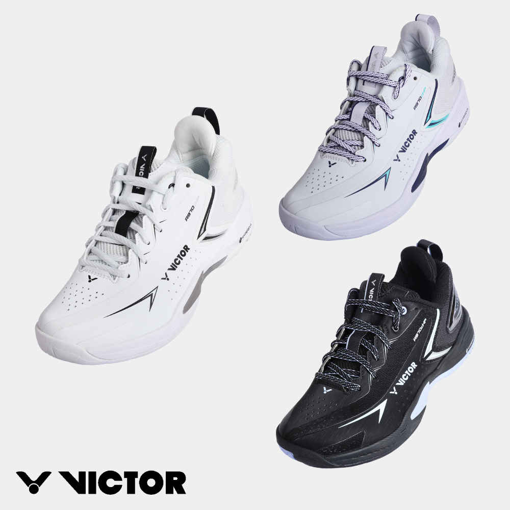 VICTOR 勝利體育 寬楦 羽球鞋 A970cHP A/白 AB/白/光譜藍 C/夜行黑