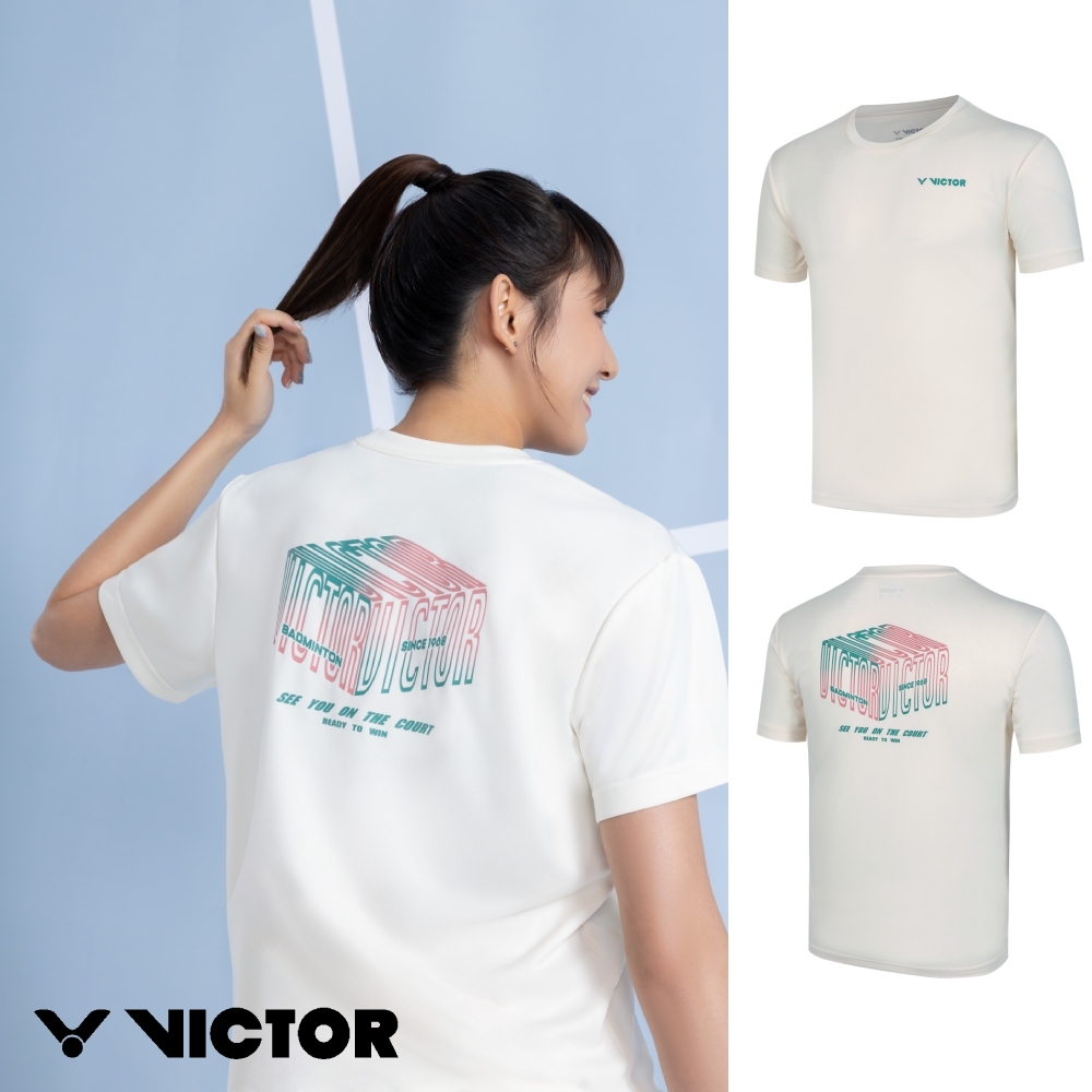 VICTOR 勝利體育 針織T-shirt T-55010 L/古董白