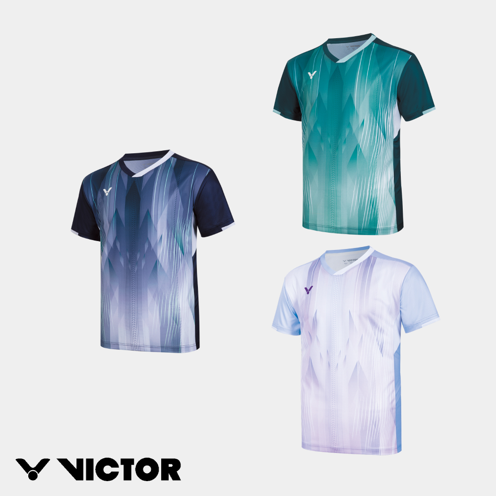 VICTOR 勝利體育 國際選手推廣服 中性款 T-60002TD F/中古藍 G/雪松木 T/水星紫